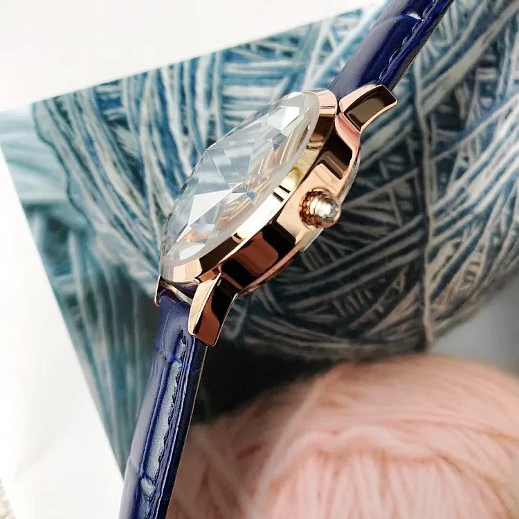 Irregular Mirror Starry Chassis Women's watch