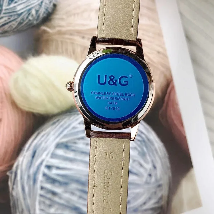 Irregular Mirror Starry Chassis Women's watch