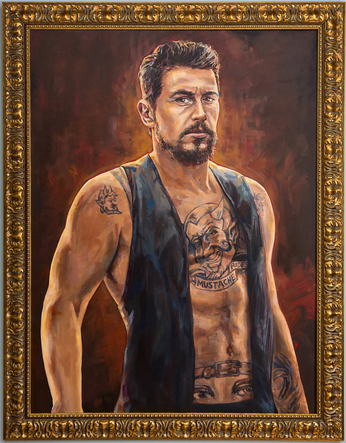 James Franco, The Long Home painting