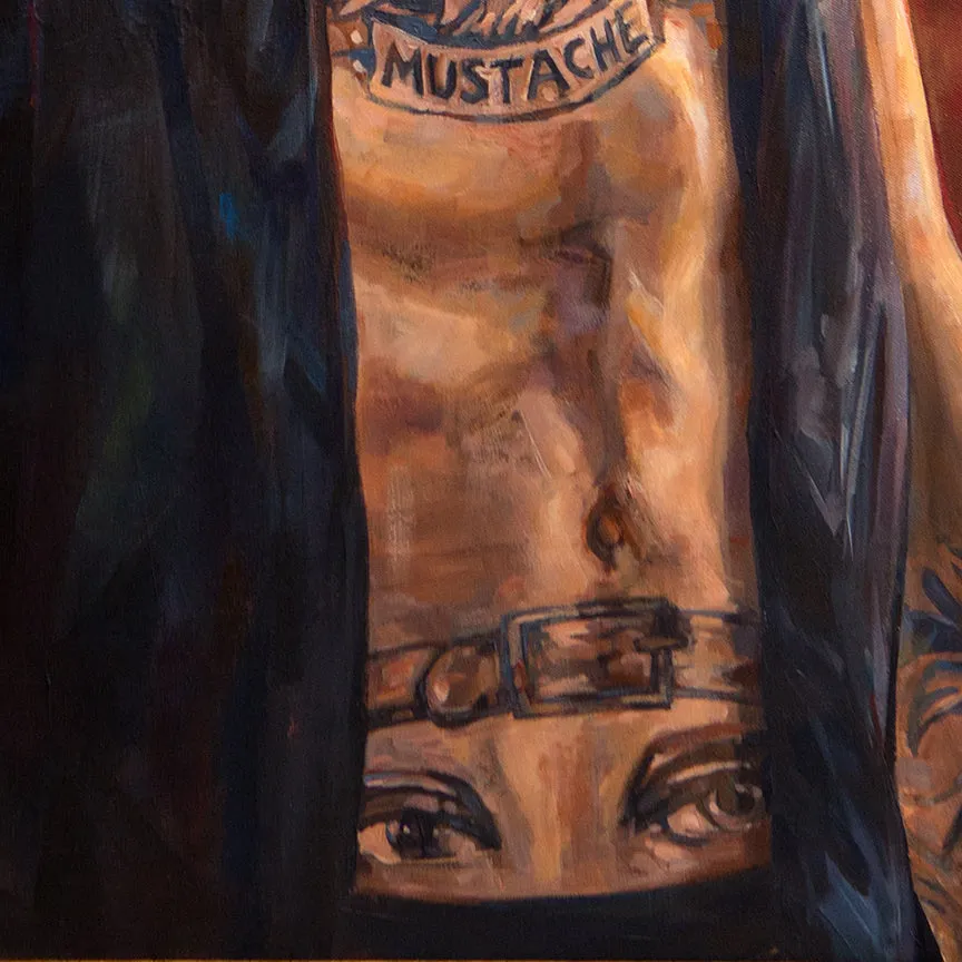 James Franco, The Long Home painting