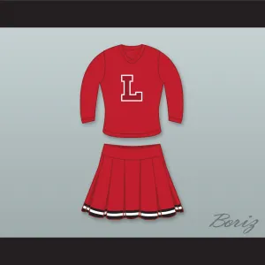 Jennifer Aniston Rachel Green High School 3/4 Sleeve Cheerleader Uniform Friends