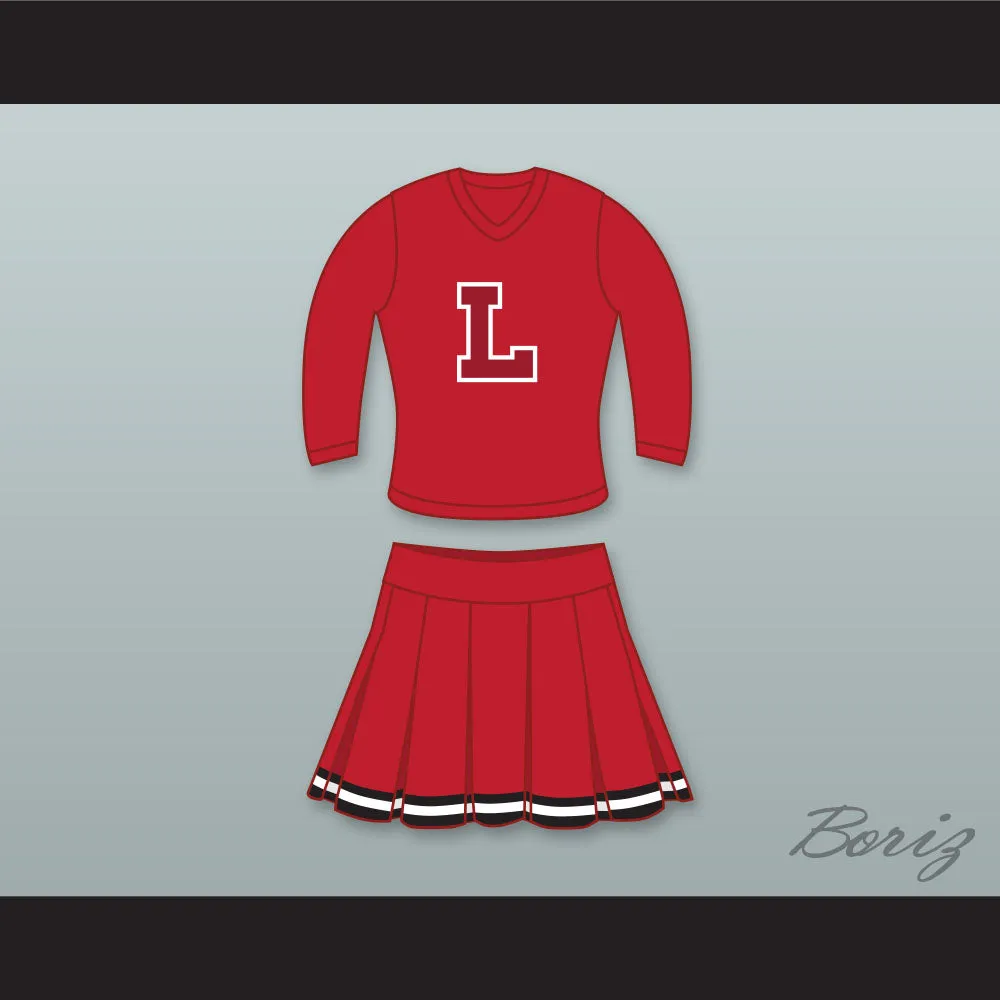 Jennifer Aniston Rachel Green High School 3/4 Sleeve Cheerleader Uniform Friends