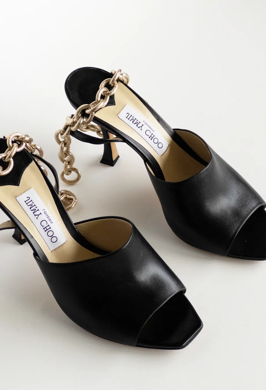 Jimmy Choo Sae 90mm Heels in Black 40