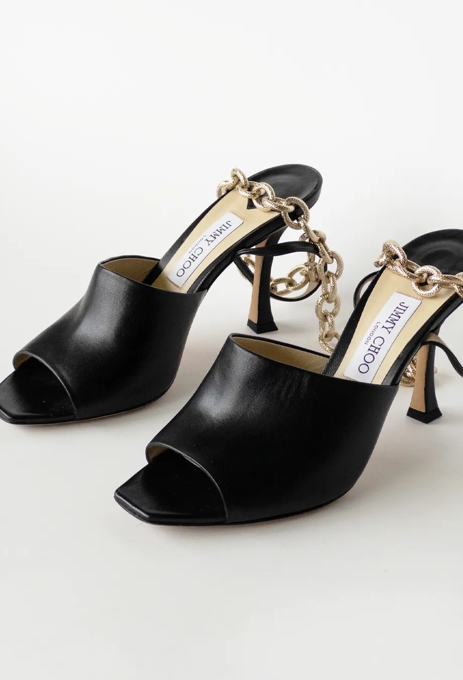 Jimmy Choo Sae 90mm Heels in Black 40