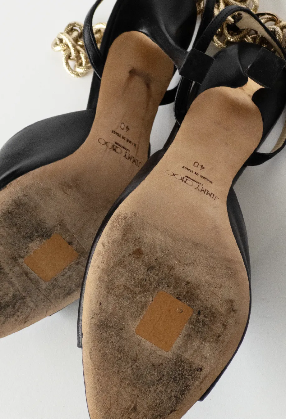 Jimmy Choo Sae 90mm Heels in Black 40