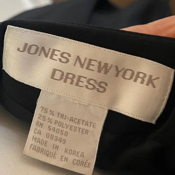 Jones New York Halter Wrap Dress | Evening Formal | Black | Womens 12