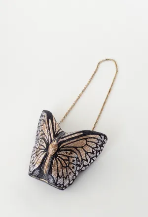 Judith Leiber Couture Butterfly Monarch Clutch Bag