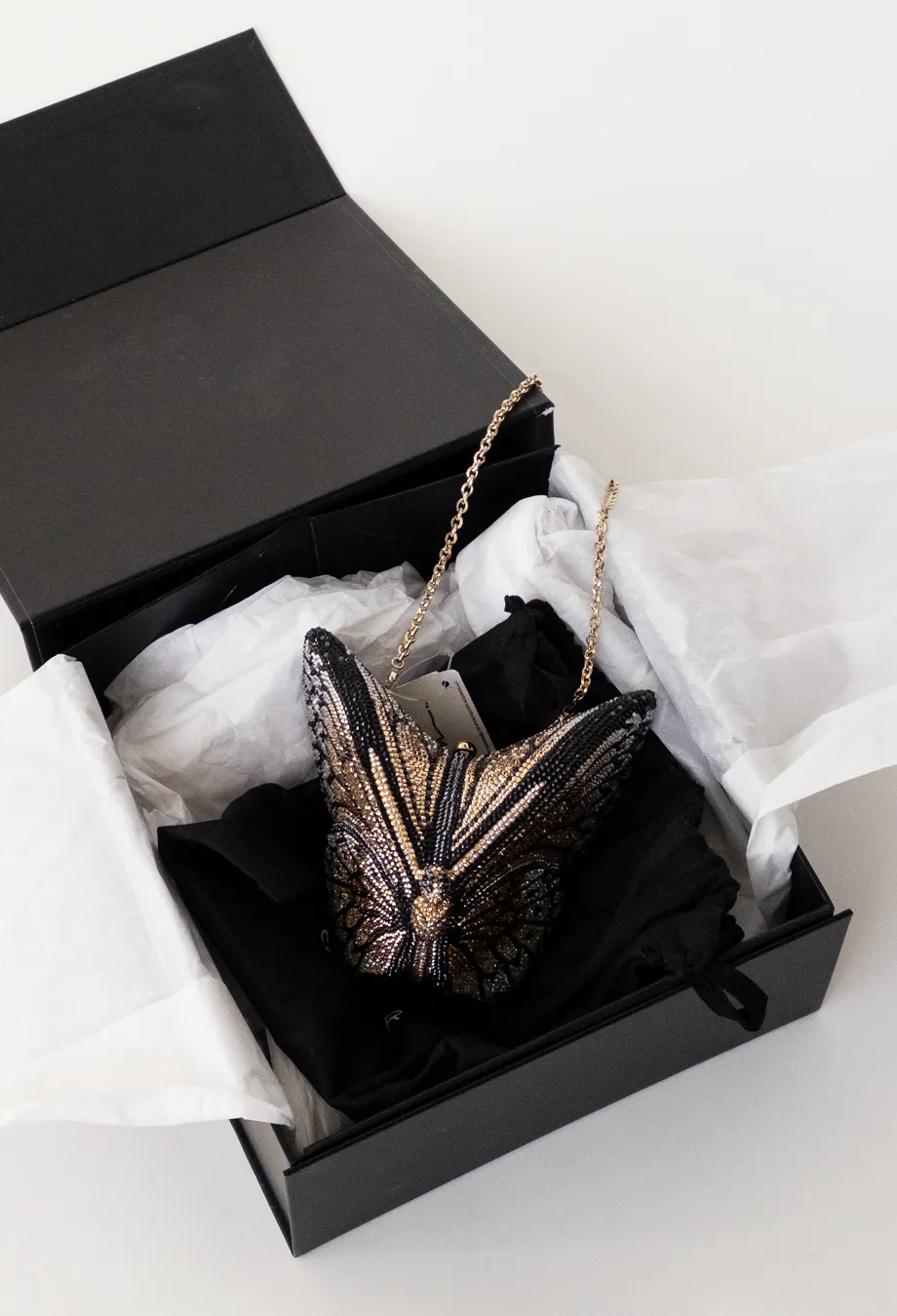 Judith Leiber Couture Butterfly Monarch Clutch Bag