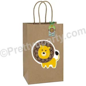 Jungle Safari Theme Gift Bags - Pack of 10