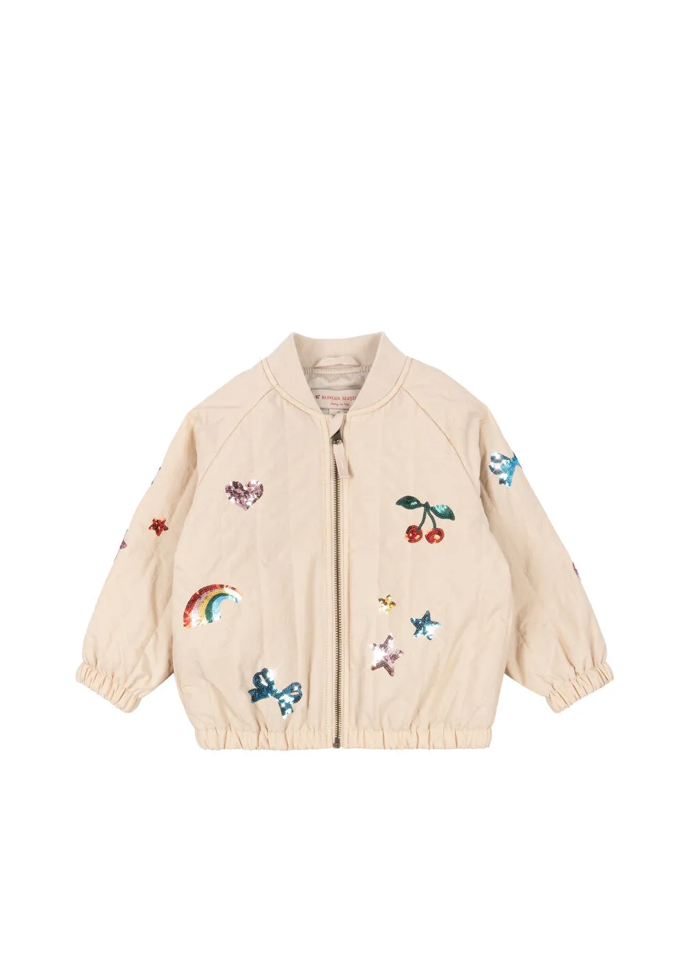 Juno Sequin Bomber Jacket Smoke Grey
