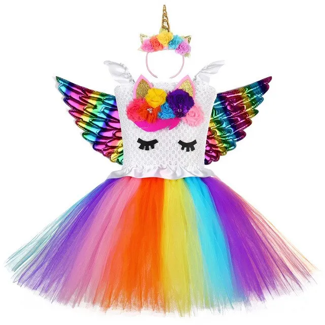 Kids Unicorn Party Dress for Girls