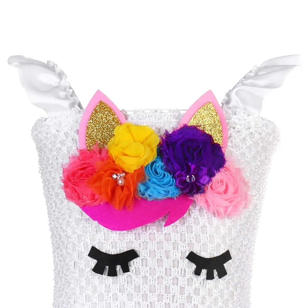 Kids Unicorn Party Dress for Girls
