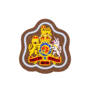Kings Crown Warrant Officer Class 1 (WO1) Rank Army Air Corps and Small Arms School Corps British Army Badge
