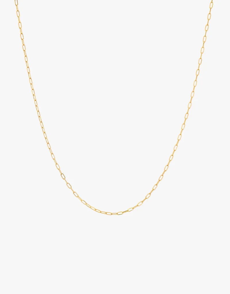 KJC Boston Chain 18" in Yellow Gold