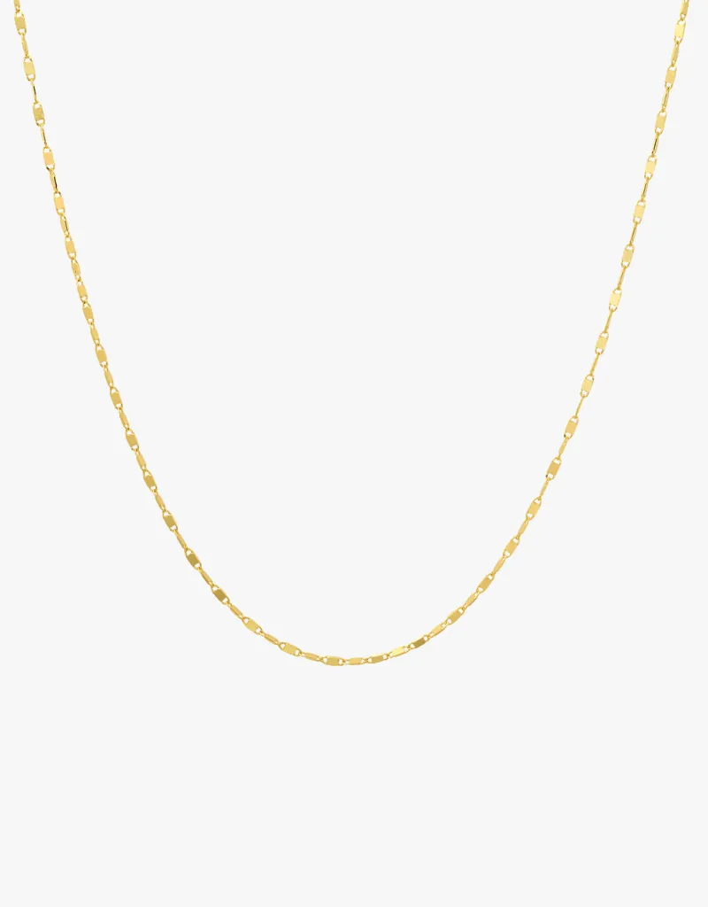 KJC Valentina Chain 16" in Yellow Gold