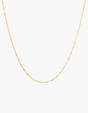 KJC Valentina Chain 16" in Yellow Gold