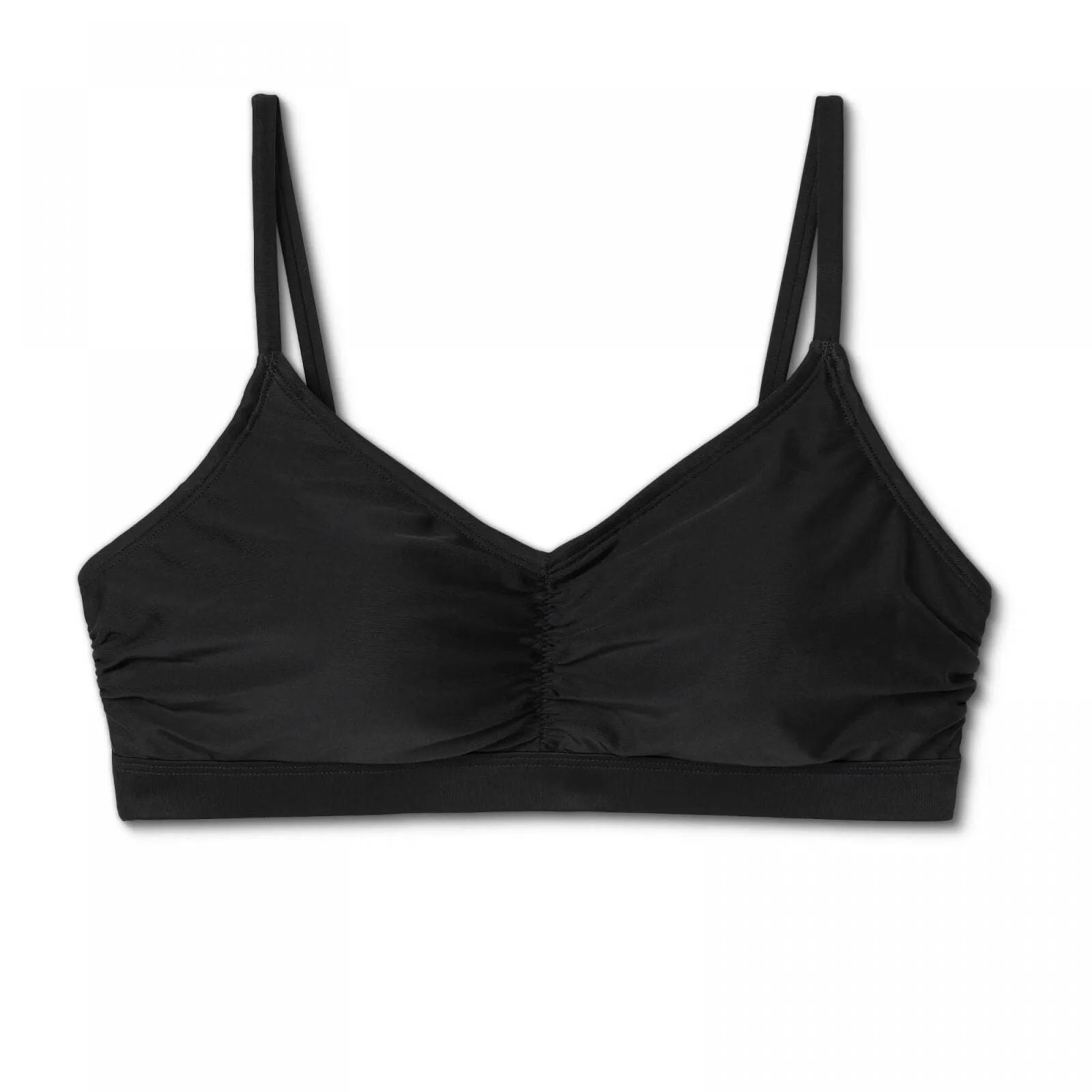 Kona Sol Women's Post Mastectomy Shirred Bralette Bikini Top