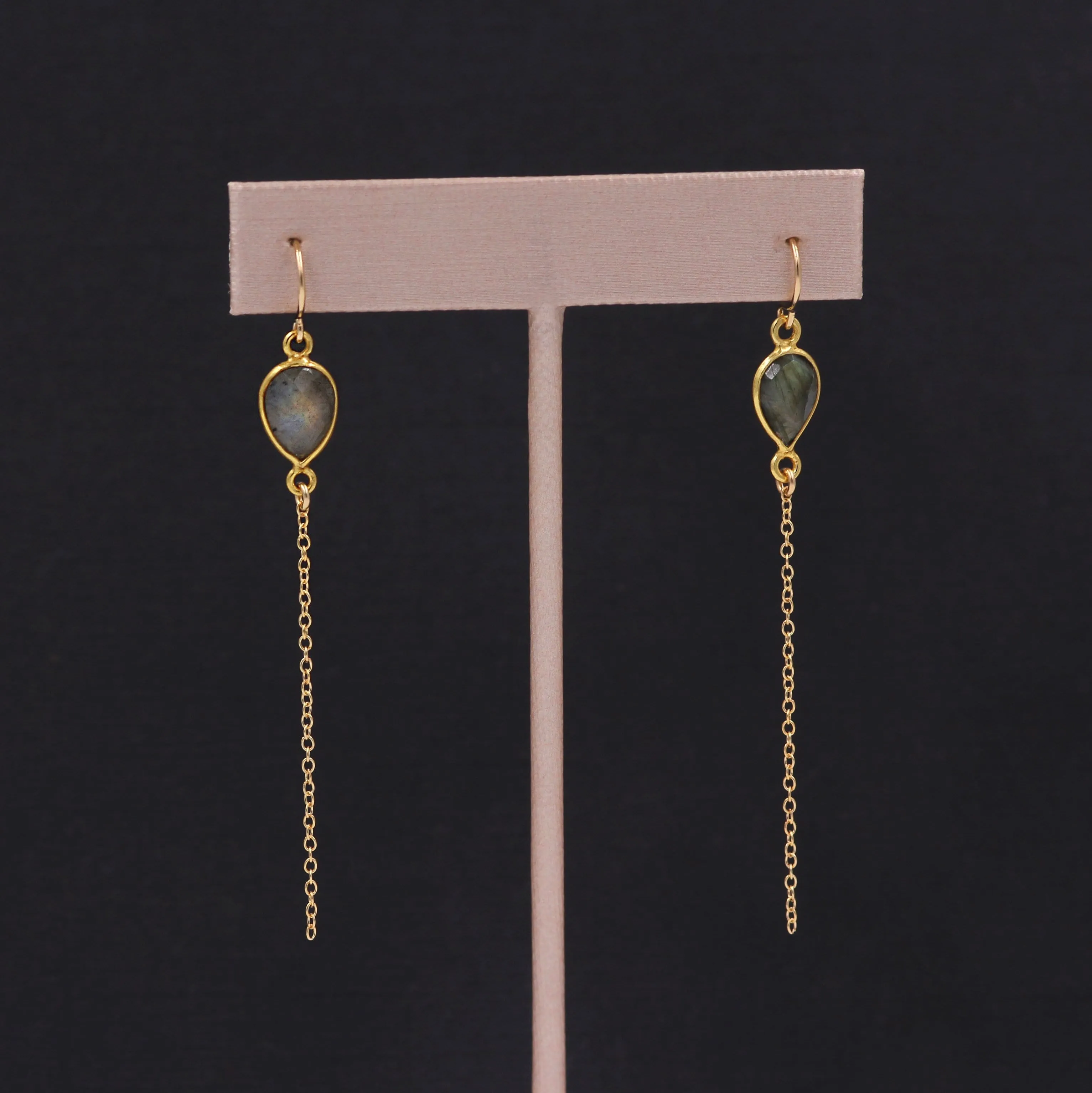 Labradorite Earrings