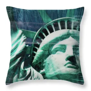 Lady Liberty - Throw Pillow