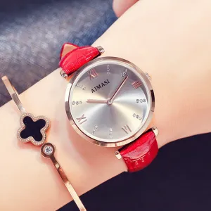 Large Dial Roman Scale Women's Watch