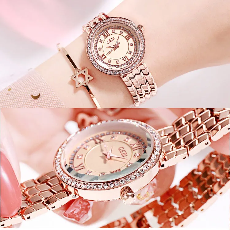 Large Round Dial Women's Watch