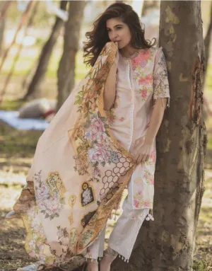 Lawn dress by rang rasiya Model # L 1171