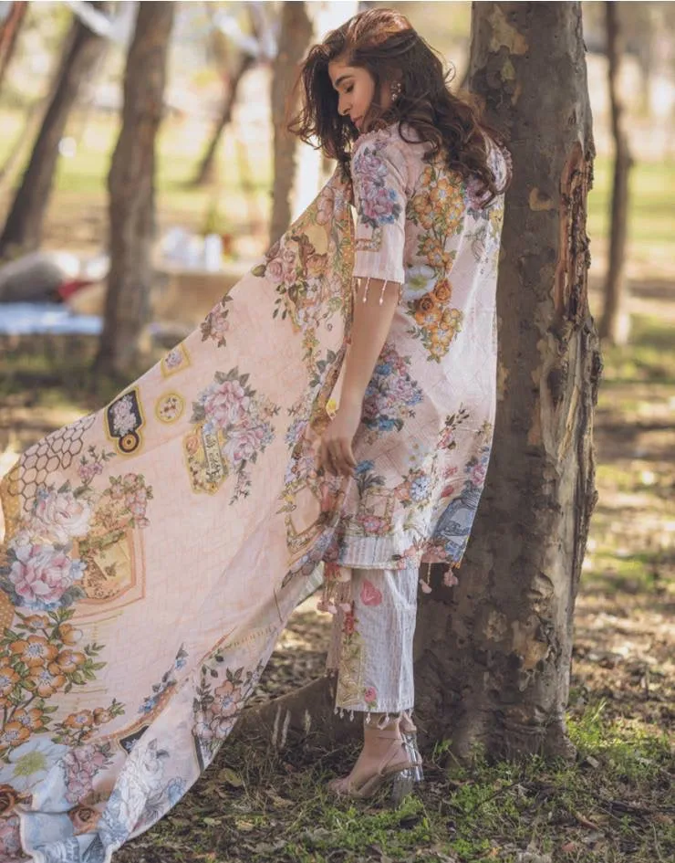 Lawn dress by rang rasiya Model # L 1171