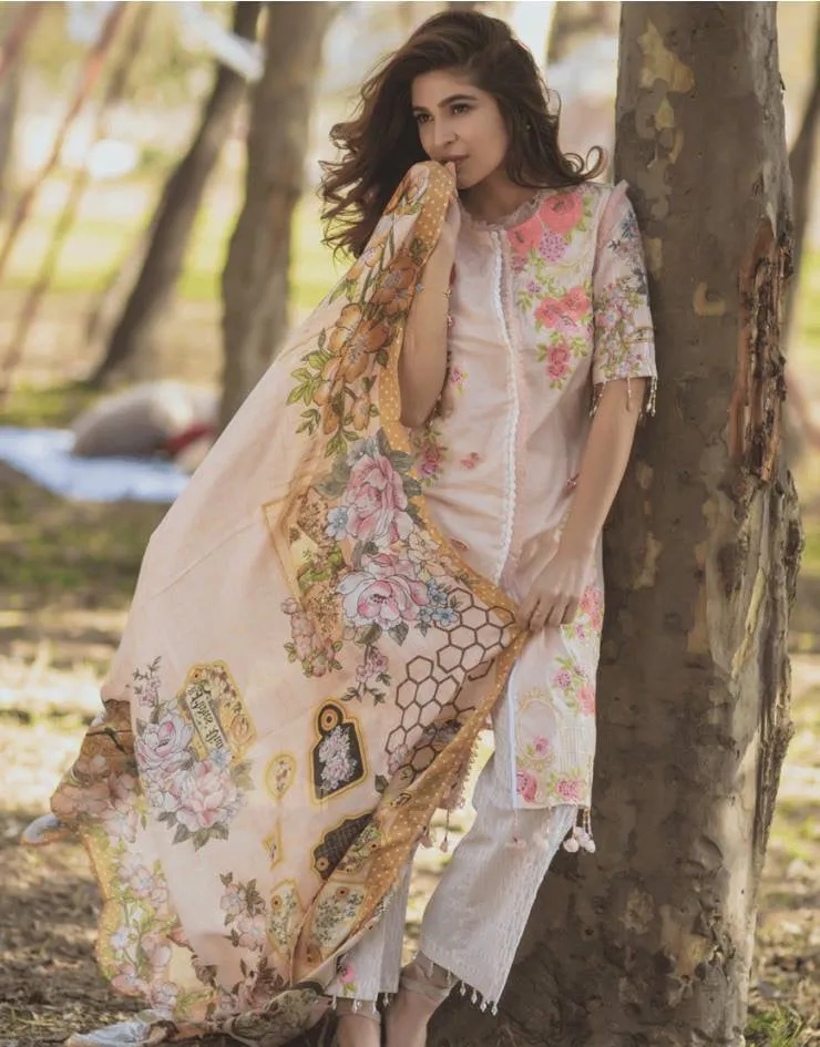 Lawn dress by rang rasiya Model # L 1171