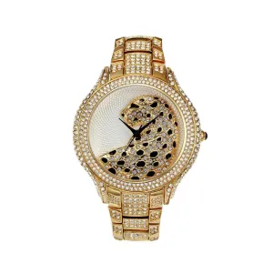 Leopard Pattern Dial Women's Watch