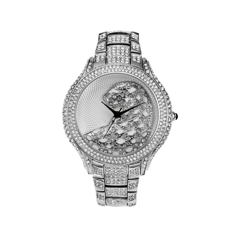 Leopard Pattern Dial Women's Watch