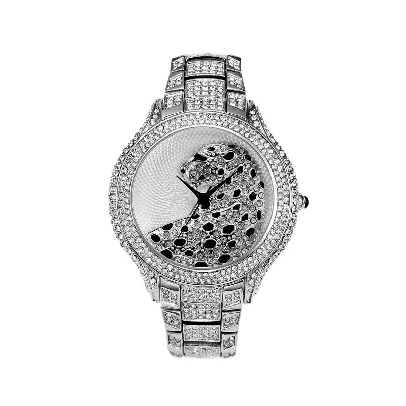 Leopard Pattern Dial Women's Watch