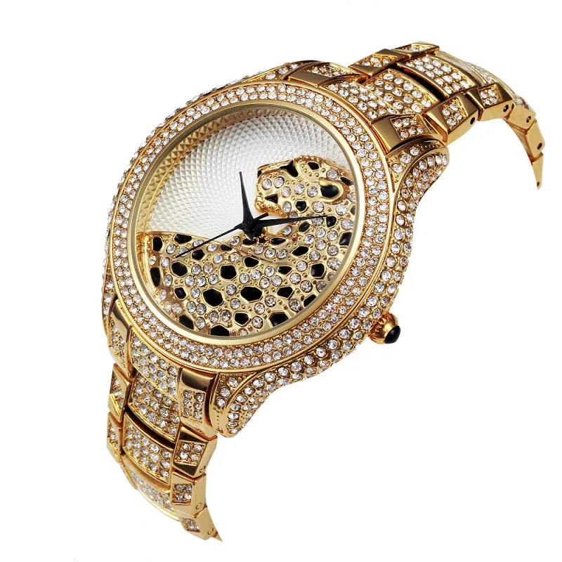 Leopard Pattern Dial Women's Watch