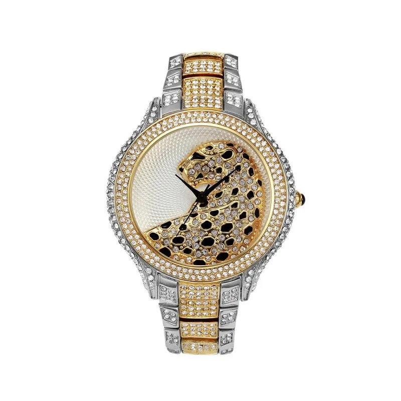 Leopard Pattern Dial Women's Watch