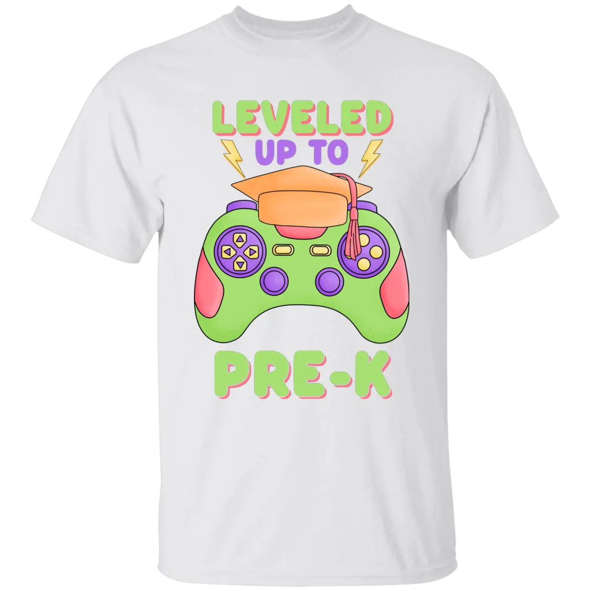 Level Up to Pre K Youth Cotton T-Shirt