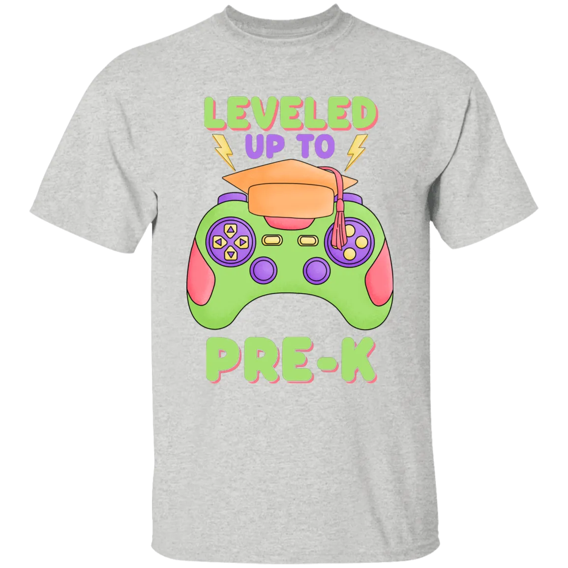 Level Up to Pre K Youth Cotton T-Shirt
