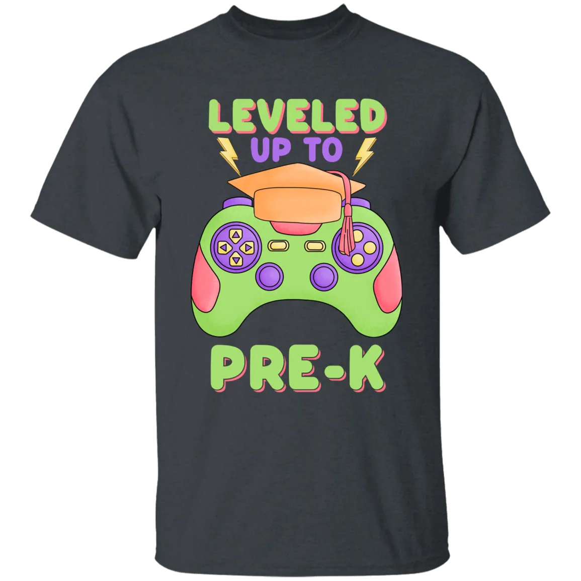 Level Up to Pre K Youth Cotton T-Shirt