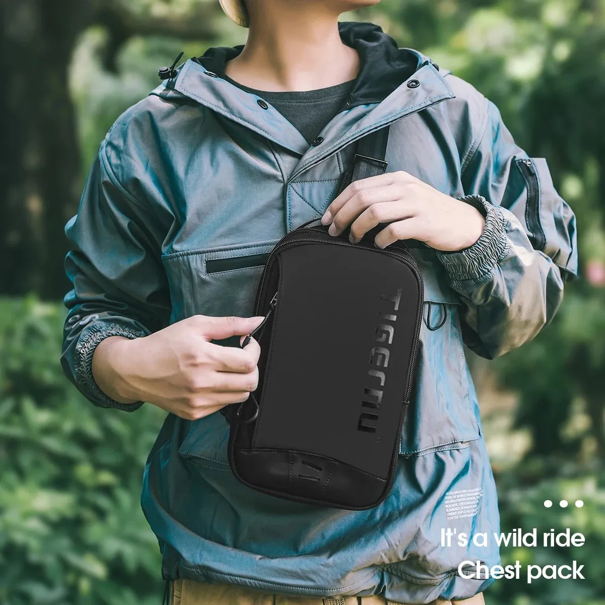 Lifetime Warranty Chestbag For Men 9.7inch Ipad Bags Casual Shoulder Bag Male Crossbody Bag Sling Bag For Boy Mini Bolsa Escolar