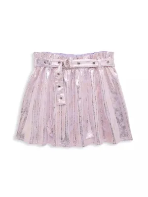 Light Purple Moto Skirt..