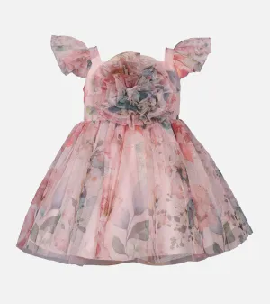 Lila Rosette Party Dress