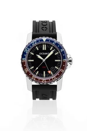 LM-5 GMT Dress Diver with Domed Sapphire Bezel