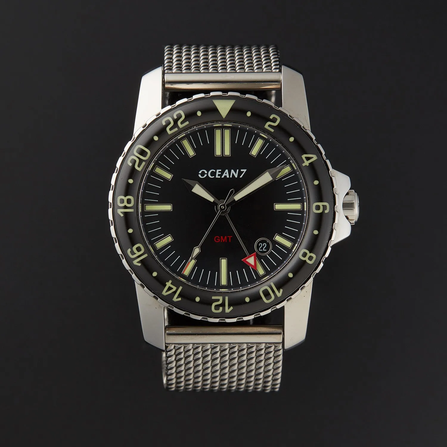 LM-5 GMT Dress Diver with Domed Sapphire Bezel