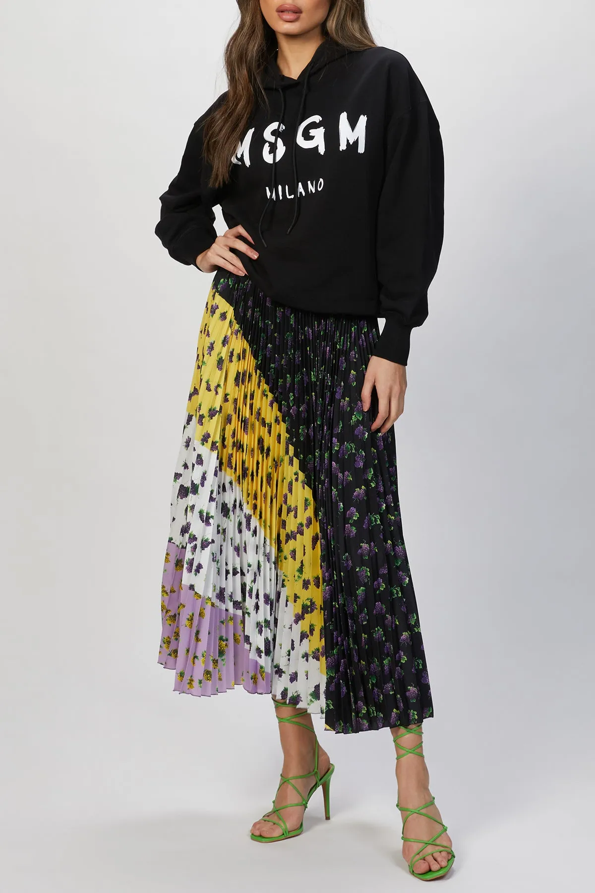 LOGO PRINT DRAWSTRING HOODIE