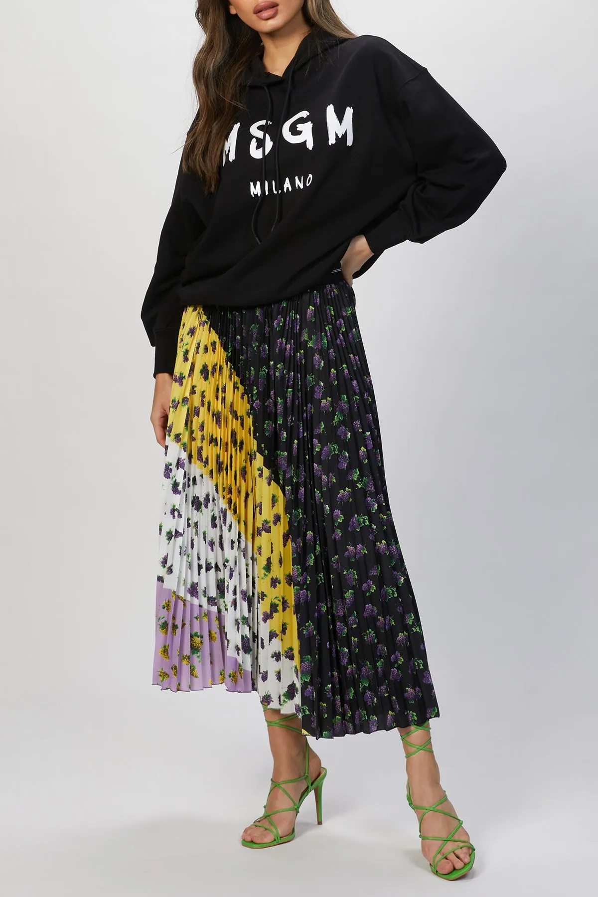LOGO PRINT DRAWSTRING HOODIE