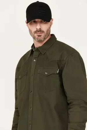 Long Sleeve Snap Work Shirt