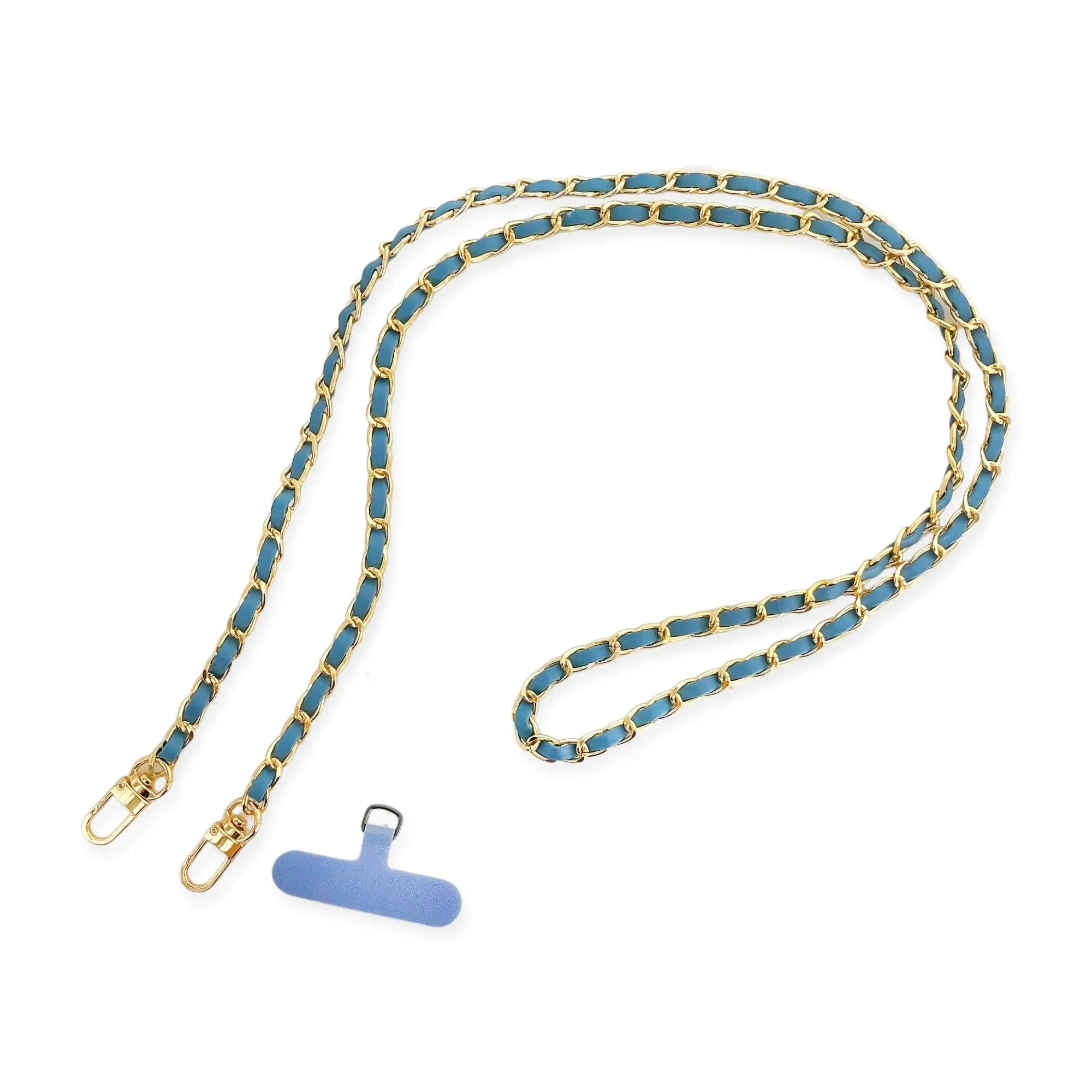 Long Vegan Leather Phone Chain