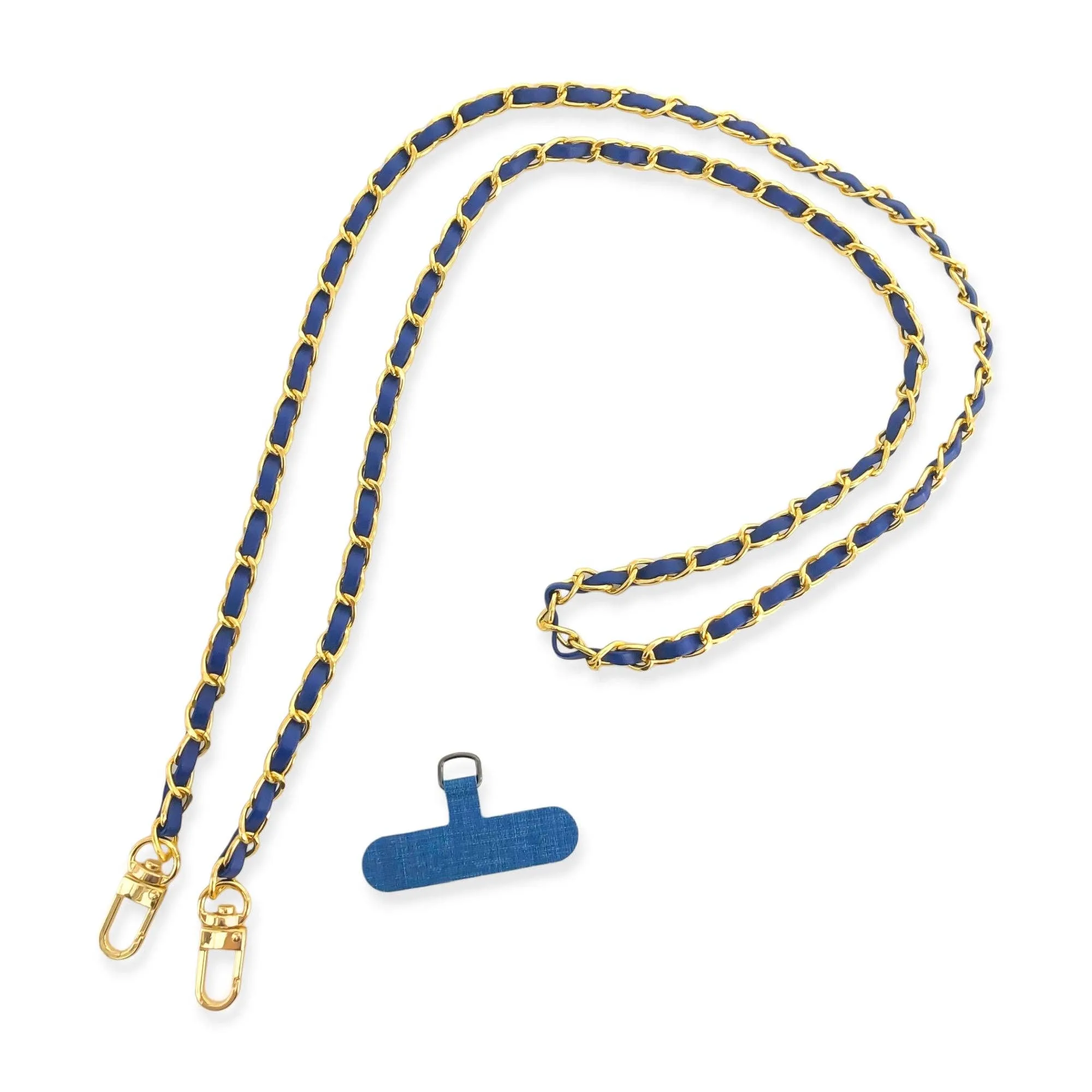 Long Vegan Leather Phone Chain