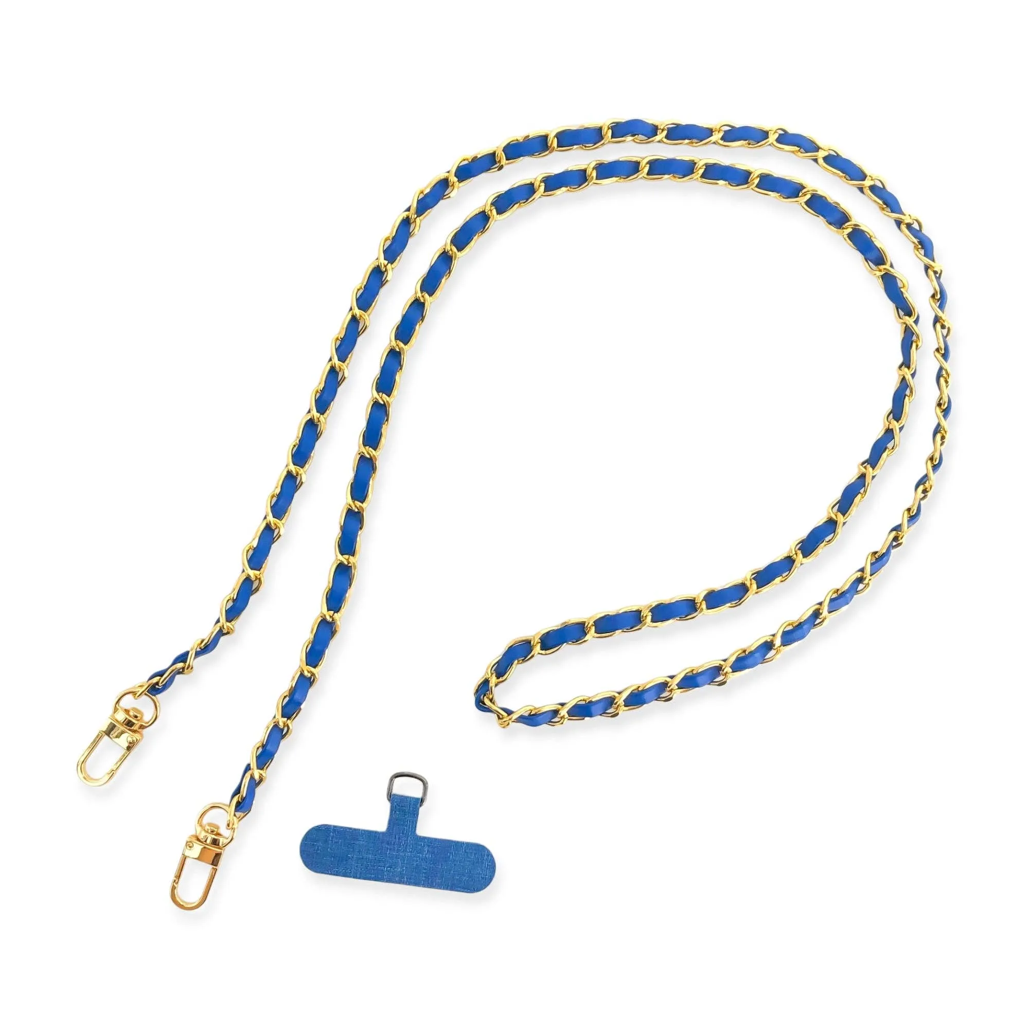 Long Vegan Leather Phone Chain