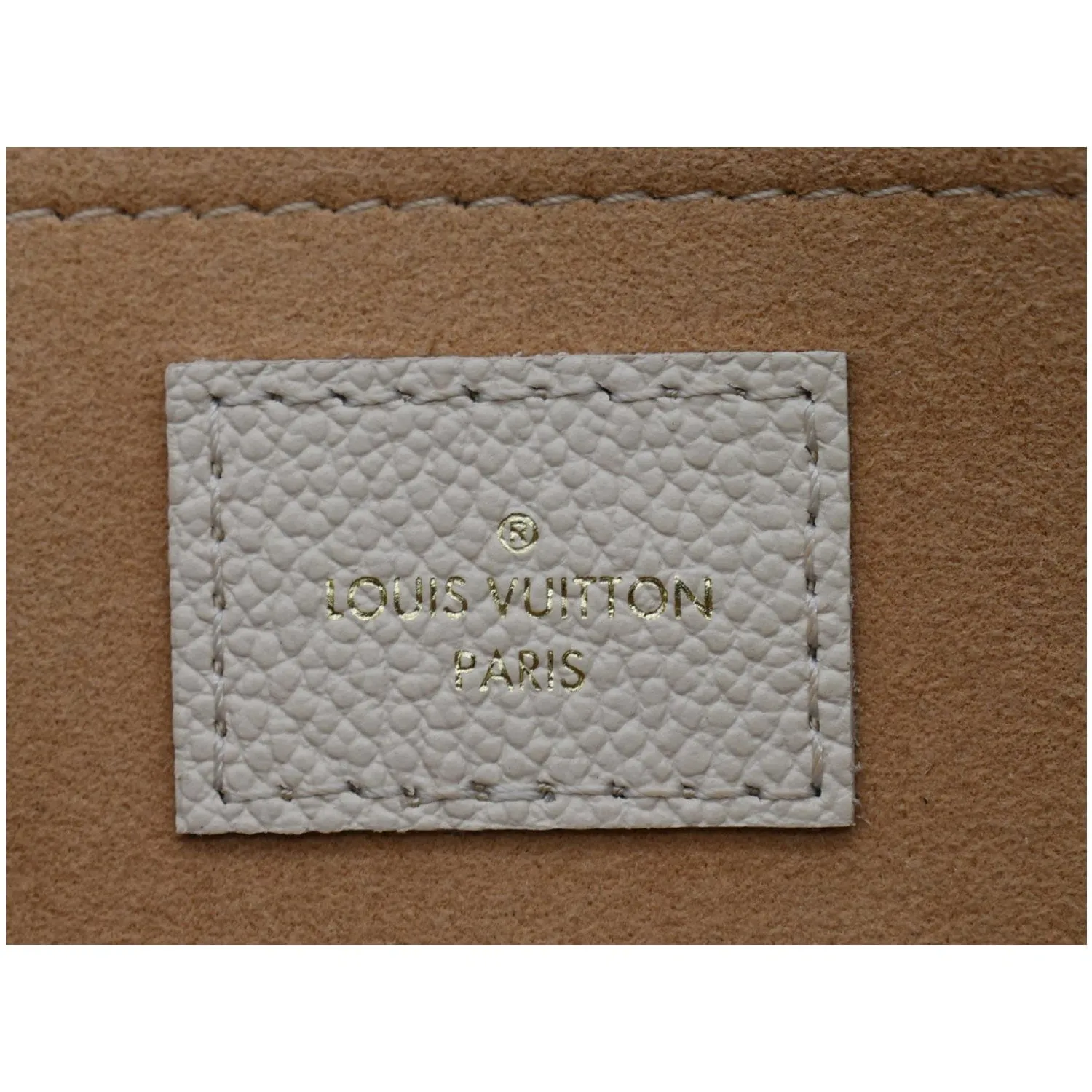 LOUIS VUITTON Multi Pochette Accessoires Monogram Empreinte Shoulder Bag Cream