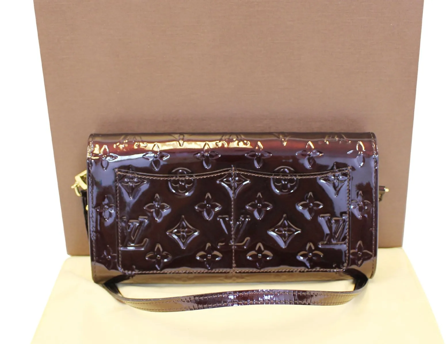 LOUIS VUITTON Vernis Rossmore MM Shoulder Bag Purple - Sale