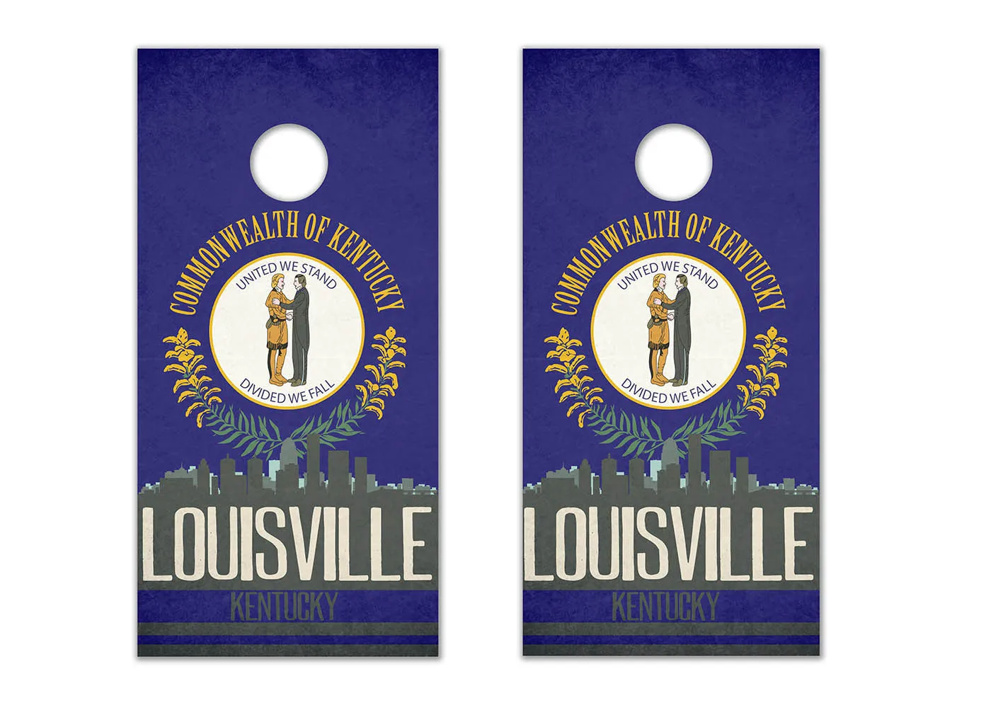 Louisville State Flag Skyline